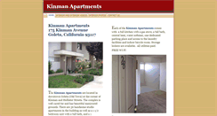 Desktop Screenshot of kinmanapartments.com